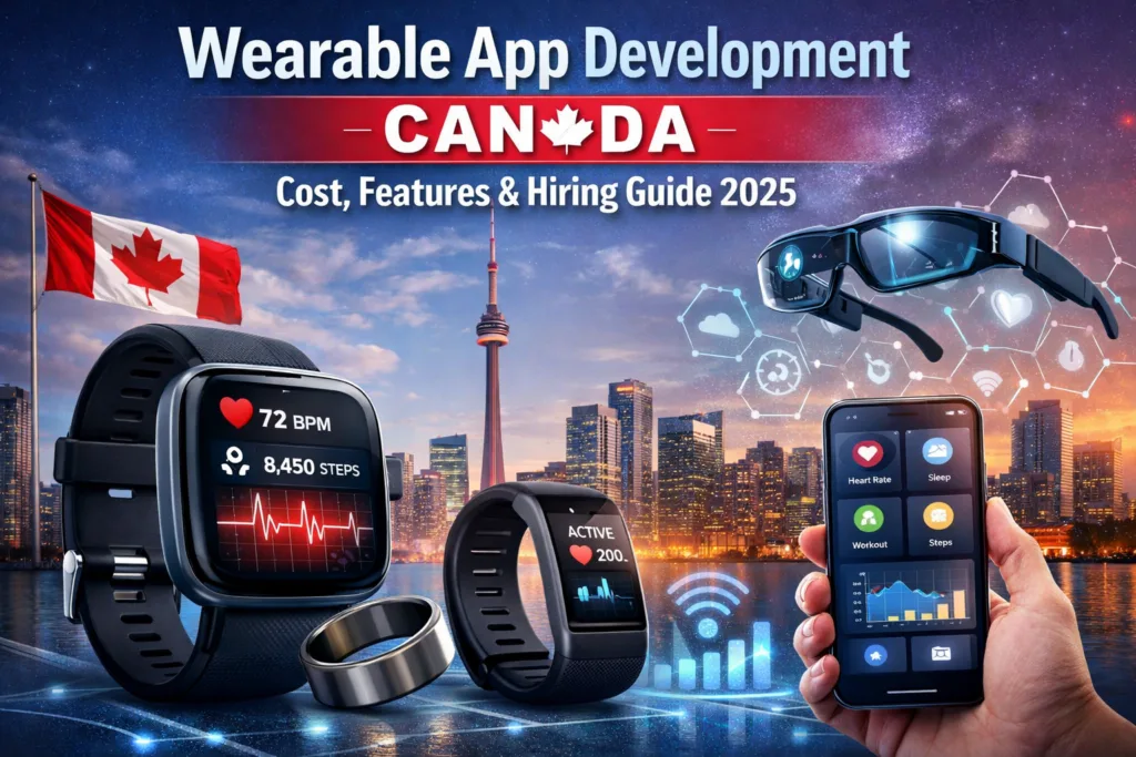 Wearable App Development Canada: Cost, Features & Hiring Guide (2026)