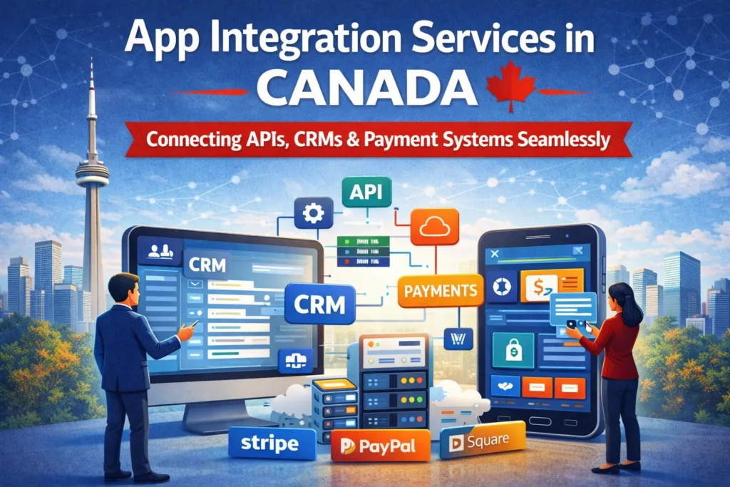 App Integration Services in Canada: Connecting APIs, CRMs & Payment Systems Seamlessly (2026 Guide)