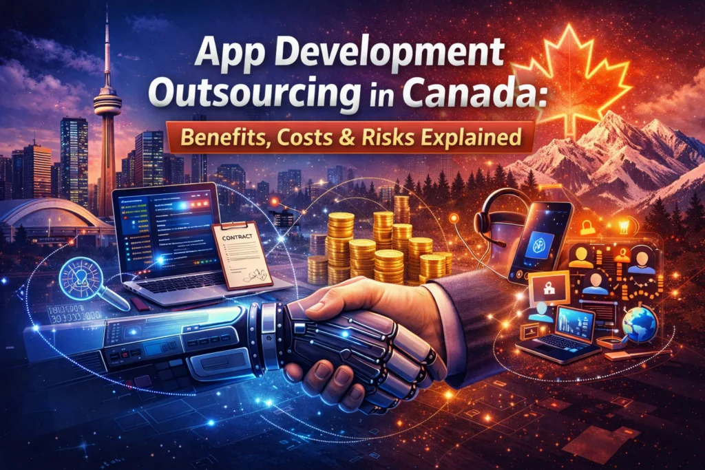 App Development Outsourcing in Canada: Benefits, Costs & Risks Explained
