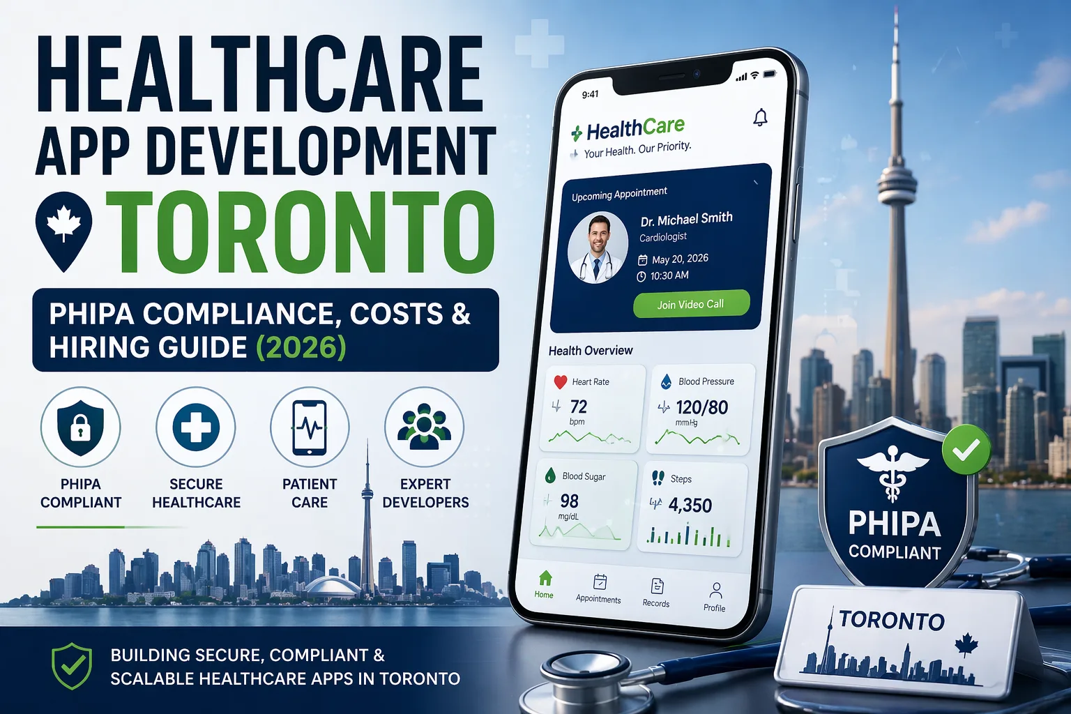 Healthcare App Development Toronto: PHIPA & Cost Guide 2026