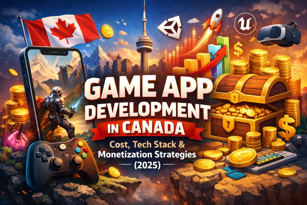 Game App Development in Canada: Cost, Tech Stack & Monetization Strategies (2025)