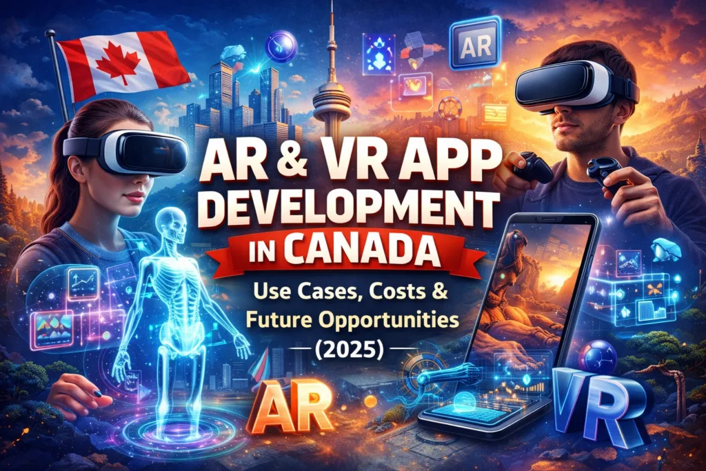 AR & VR App Development in Canada: Use Cases, Costs & Future Opportunities