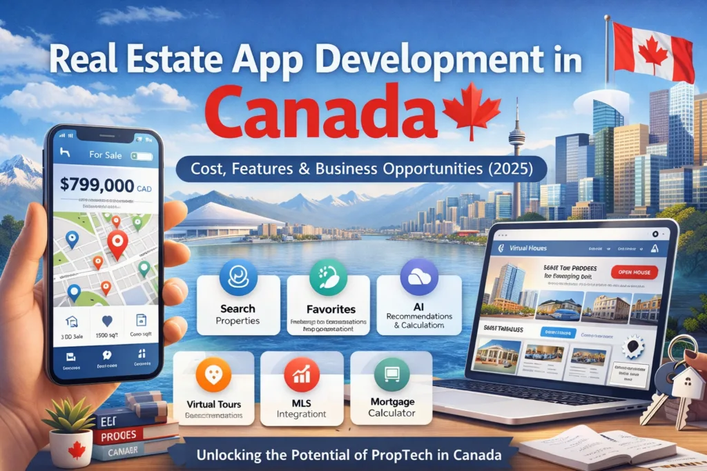 Real Estate App Development in Canada: Cost, Features & Business Opportunities (2025)