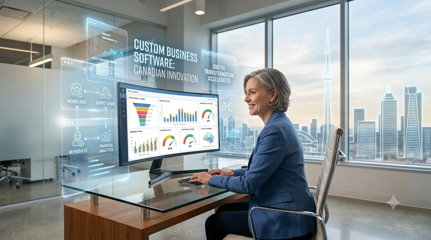 Custom Business Software Canada: Boost Productivity & ROI