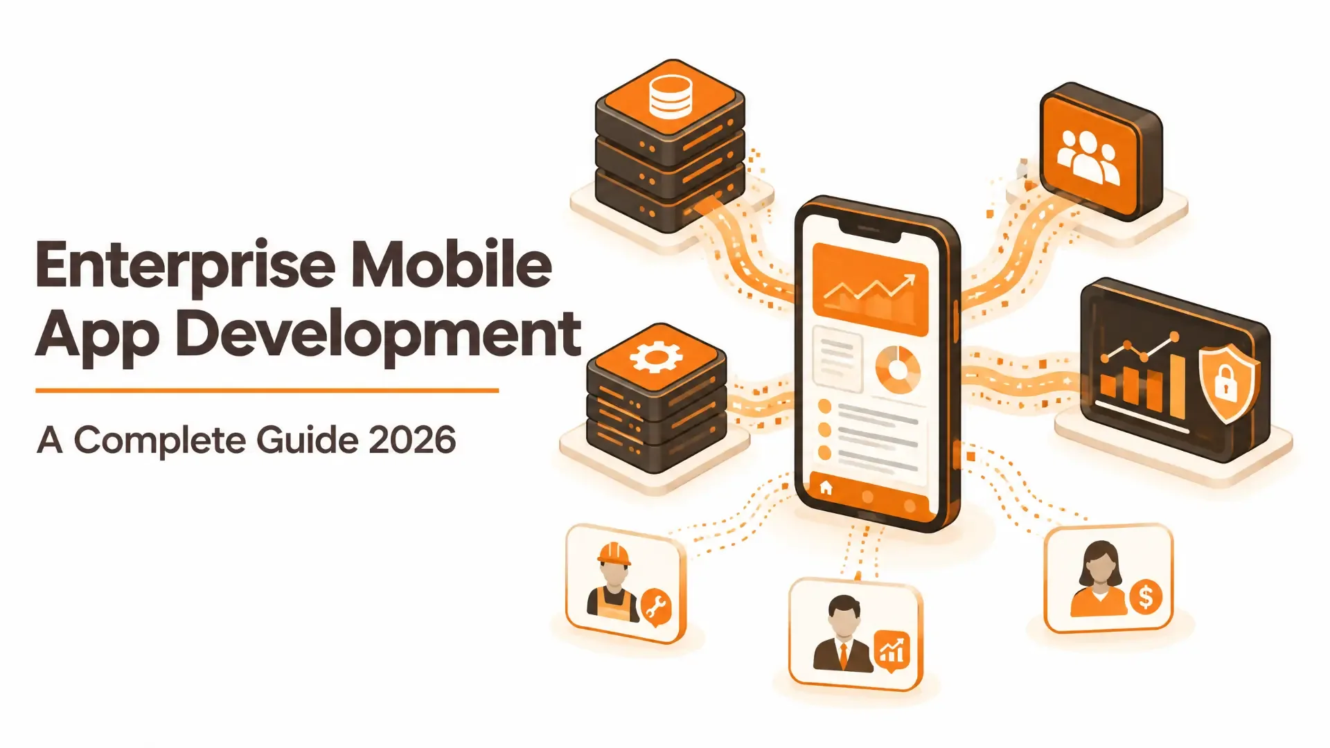Enterprise mobile application connecting business data, teams, analytics, security and field operations.