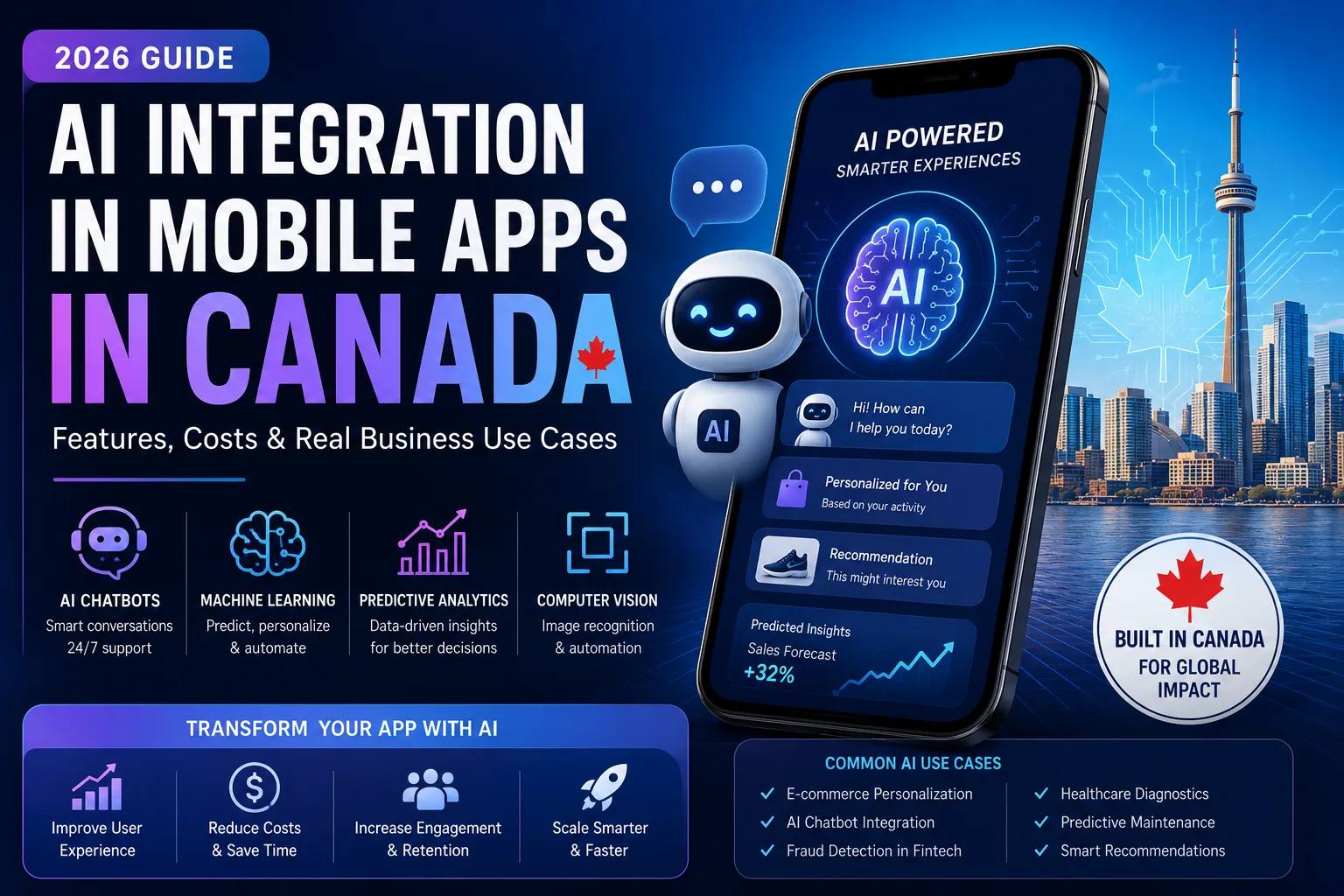 AI Integration in Mobile Apps in Canada (2026 Guide)